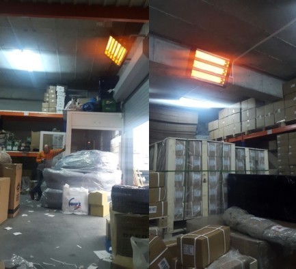 9000 Watt  IR CH90 Elektrikli Endüstriyel İnfrared Isıtıcı